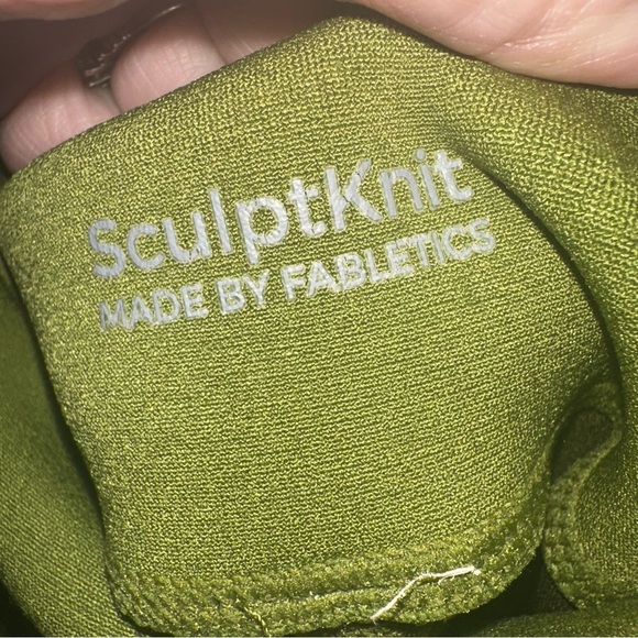 Fabletics Olive Green High-Waisted Leggings - Picture 3 of 3